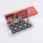 Professional China Factory made Red deep groove ball Bearing 608RS for long skateboard