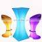 Garden Lights Led Outdoor Chair Set Glow Bar Rechargeable Led Furniture Bar Table Led Light up Tables Entertainment Furniture