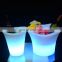 High quality Bar Light Champagne Wine Drinks Beer Bucket KTV Nightclub Portable PE material plastic waterproof color changing