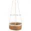 Best Seller 3 Piece Jute & Seagrass Hanging Planter Set With Lining Straw Planter Storage Basket Plant Holder Wholesale