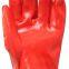 Long Cuff Polyester/Cotton Interlock Lined PVC Coated Gloves