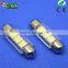 2016 Led automobiles and motorcycle 5050 3smd 36mm led festoon light