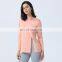 2023 New Fashion Blank Solid Color Long Sleeve Sport Gym Yoga Top Women Workout Running Activewear Pullover Built In Bra T Shirt