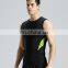 Quick Dry Custom Sleeveless Colour Blocking Gym Fitness Sports Wear Tank Top Men's Basketball Training Breathable Vest Clothing