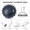 Factory Wholesale Electronic Spiky Massage Ball 4 Speeds USB rechargeable foot neck body massage roller