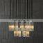 Spanish alabaster linear pendant light for bedroom living room dining room stairwell lighting brass bracket pendant light