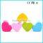 Love shape led lighting power bank 6000mAh power safe battery phone charger no logo