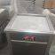 Commercial Fried Ice Cream Roll Machine with Single Square Pan and Double Pan and material barrows