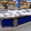 APEX custom make stainless steel ice fresh fish refrigerated table top display/seafood display cooler/fish display refrigerator