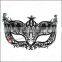 Black Swan Metal Filigree Laser Cut Venetian Masquerade Mask w/ Rhinestones NEW