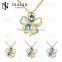 Wholesale alibaba gold plated flower shape necklace
