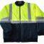 Work wear EN471 Class 3 Hi Viz Yellow Reflective Winter padding Safety bomber jacket