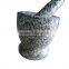 Charcoal Marble Mortar and Pestle for Grinding Spices