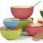White Cute bamboo Lunch Storage Boxes