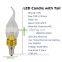 CE/RoHS Aluminum Shell E12 E14 250lm SMD3014 3w LED luminara Candle Light Led