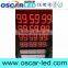OSCARLED cheap price high quality 9'' 6 digits time clock led sign                        
                                                                                Supplier's Choice