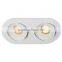 IP54 High quality 2*7W oval adjustable dimmable anti-glare citizen cob downlight