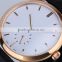 PVD rose gold stainless steel case watch white dial Sapphire glass with white double genuine leather