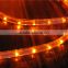 120V 2wires Orange 100M Decoration Led Rope Light