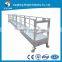 clean a aluminium ladder / suspended platform / gondola / cradle / swing stage