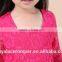 Wholesale 2016 fancy party dress Fashion kid dresses for girl red rose custom lace summer baby dress new style