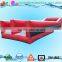 inflatable bungee run, dual lane bungee run race game with running bungee cord