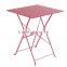 Metal frame pink folding outdoor patio table base legs made in China