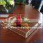 Yageli personlized clear custom printed acrylic serving tray for hotel                        
                                                                                Supplier's Choice