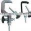 HC50P strong steel swivel hook clamps with protective plate for trussing hook