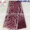 CL14-206 Hot sell good quality red french lace fabric for women evening dress fabric