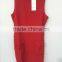 Lady's crepe backless belted dress