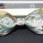 fashion bow tie print luxury adjustable wedding Tuxedo Party groom