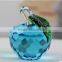 facet crystal apple for crystal souvenirs