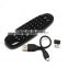 for android mobile phone smart tv box 2.4GHz wireless fly bluetooth air mouse