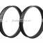 Toray T800 Full Carbon Fiber Fat Bike Wheelset/Rim, 80/90/100mm 25mm Super Light Clincher Fat Bike Snow Bike Rim/Wheelset