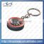 novelty fashion gifts epoxy doming 3D metal key chain