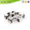 Hot Sale Office Workstation High Quality Glass Office Partitions 4 Office Cubicles With Economic Design