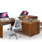 best modular wooden system style open office workstations wholsale China