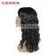 high quality popular modern style natural wave long length wavy high temperature resistant matte finish synthetic wig