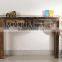 ANTIQUE RECYCLE WOOD CONSOLE TABLE WITH 2 DRAWER