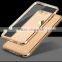 Luxury ultra slim Gold plating crystal clear tpu case for iphone 6 transparent soft phone bag cover