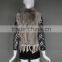 Rabbit Fur Vest Fur Collar Ladies Poncho Fashion Knitting