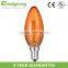 Decoration c35 e14 led light 4w filament clear c35 led candle bulb e14