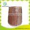 Handmade wood household waster basket