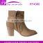 charming high heel wholesale boots good quality wooden heel boot