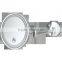 Copper Metal LED Cosmetic Mirror Wall Mounted for Bathroom