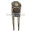 Antique Gold Golf Divot tool, golf divot parts