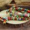 Colorful charming handmade ceramic beads bangle jewelry