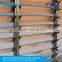 Alumium profile exterior glass louver ,6mm tempered glass window