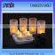 recharge led tea light candle with cup for Christmas